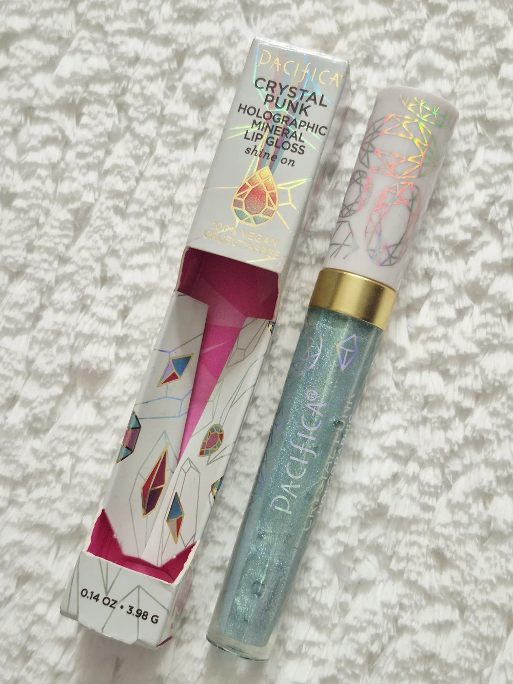 Pacifica Crystal Punk Holographic Mineral Lip Gloss